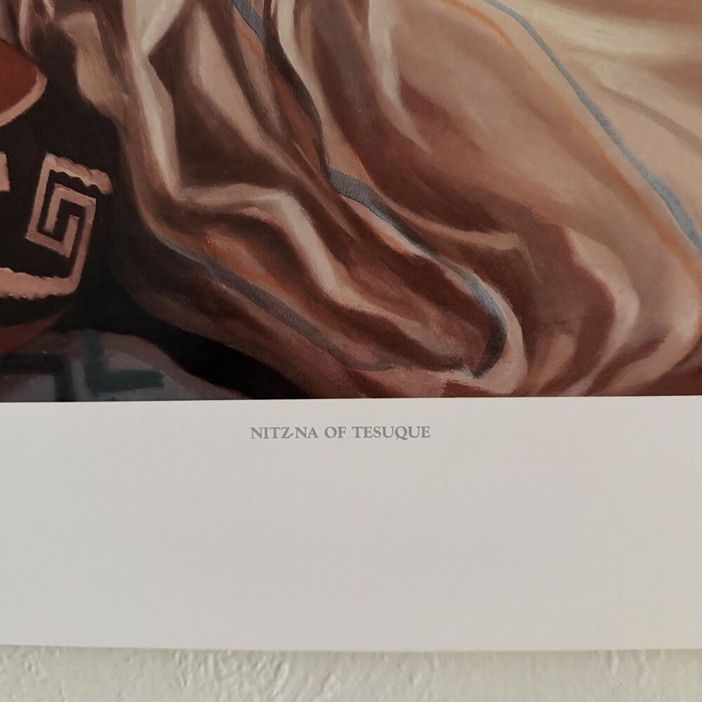 Jon Lightfoot Signed Numbered Art Print Nitz-Na Of Tesuque Offset Litho 29x22” - Picture 6 of 12